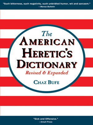 cover image of The American Heretic's Dictionary